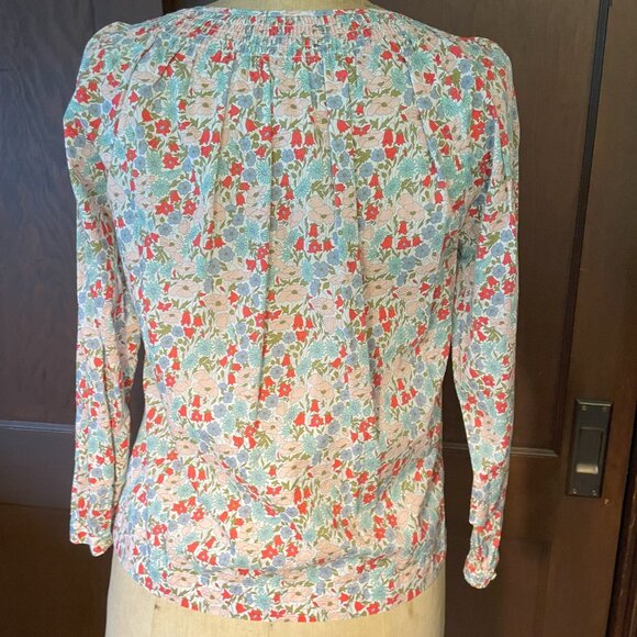 J. Crew x Liberty of London Poppy and Daisy floral print peasant blouse - Picture 10 of 14